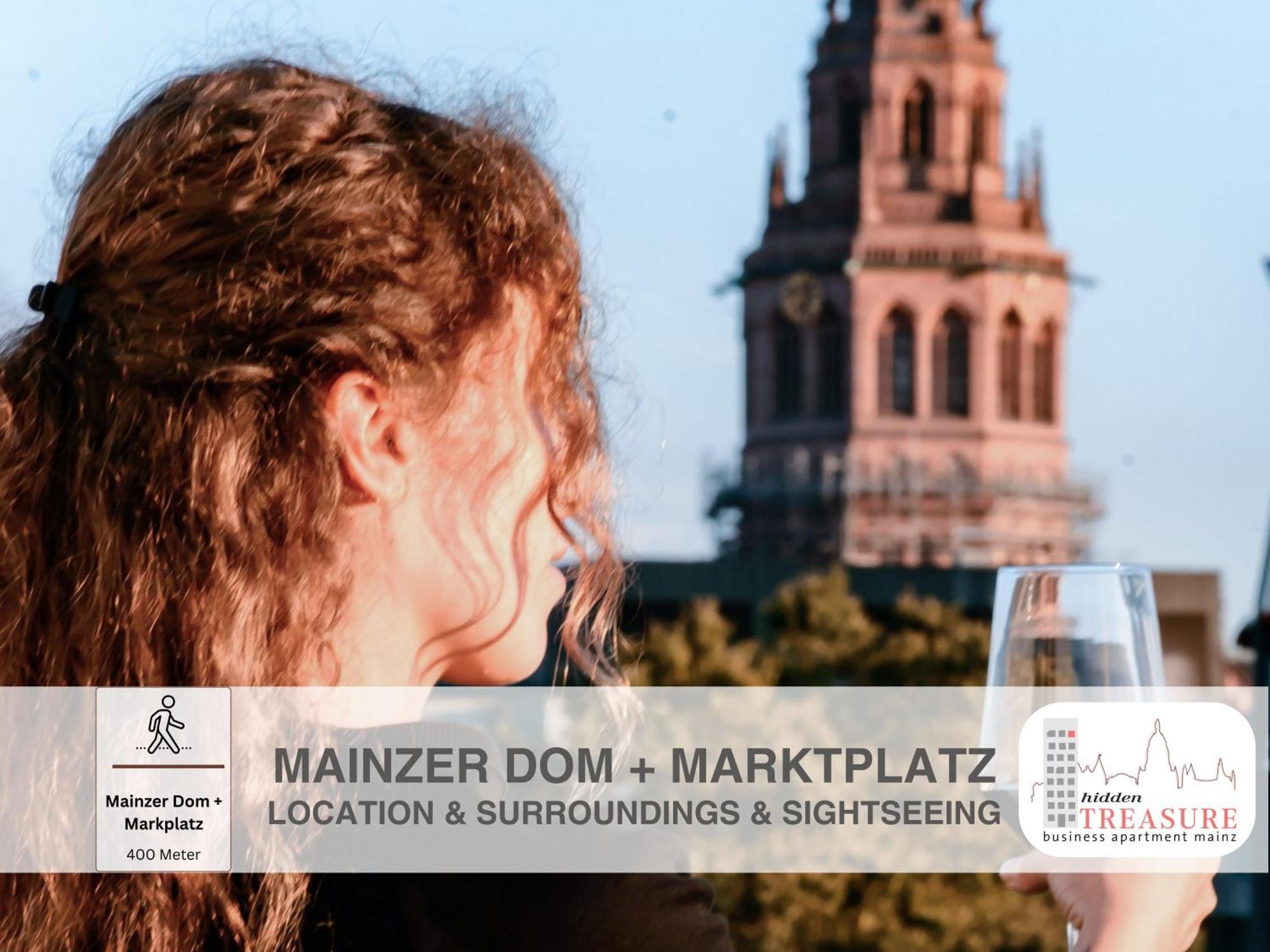 Hidden Treasure Business Apartment Mainz - Fantastic Rhine View In Center Of Mainz Old Town Kültér fotó