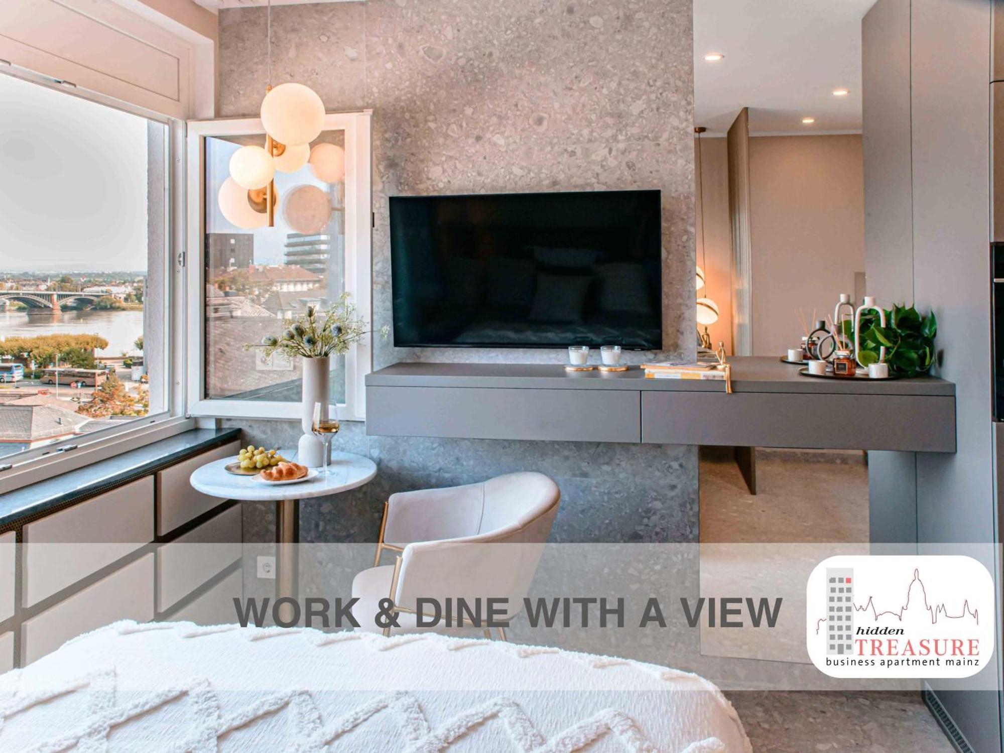 Hidden Treasure Business Apartment Mainz - Fantastic Rhine View In Center Of Mainz Old Town Kültér fotó